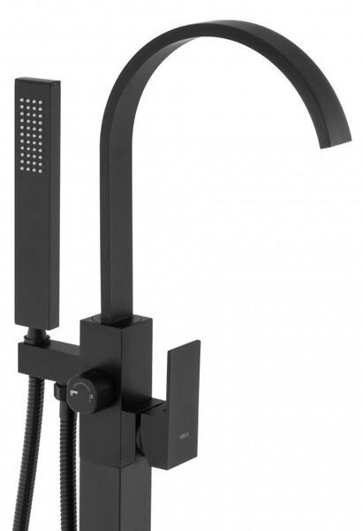 Erga Enzo, szabadon álló kádcsaptelep h-1090, fekete matt, ERG-YKA-BS.ENZO-BLK