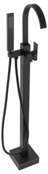 Erga Enzo, szabadon álló kádcsaptelep h-1090, fekete matt, ERG-YKA-BS.ENZO-BLK