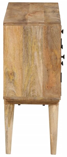VidaXL tömör mangófa tálalószekrény 110 x 30 x 70 cm