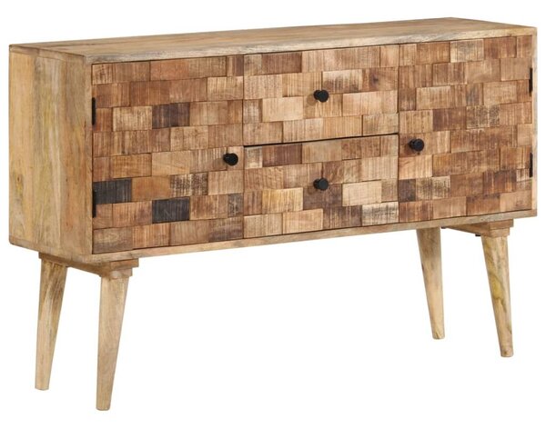 VidaXL tömör mangófa tálalószekrény 110 x 30 x 70 cm