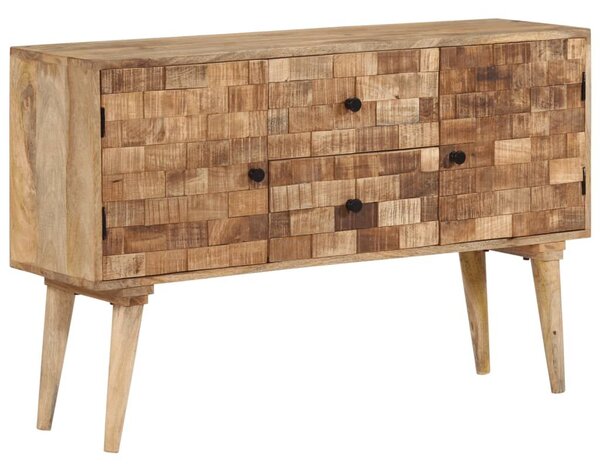 VidaXL tömör mangófa tálalószekrény 110 x 30 x 70 cm