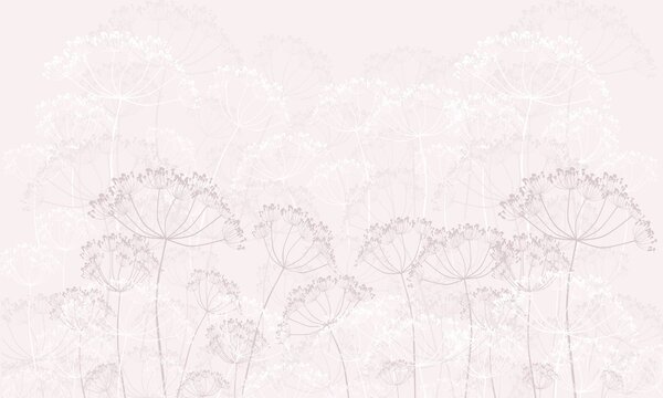 Fotótapéta Finom virágok szelíd árnyalatokban, Természet fotótapéta, Népszerű fotótapéta, w02105 - Tapeko.hu