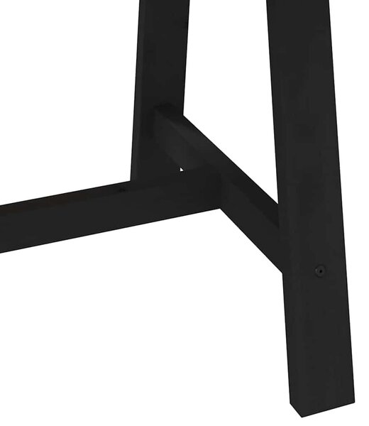 VidaXL Étkezőasztal NOAIN A alakú lábak 160x90x75 cm tömör fa fenyőfa
