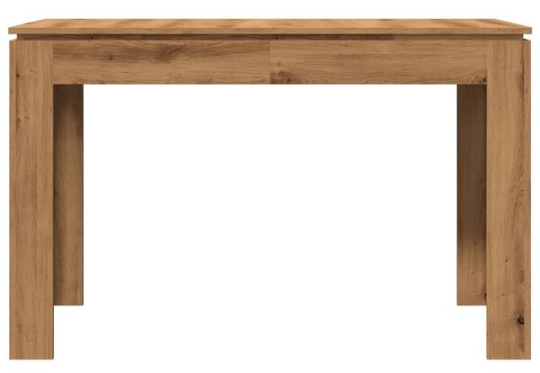 VidaXL Étkezőasztal kézműves tölgy 120x60x76 cm műszaki fa