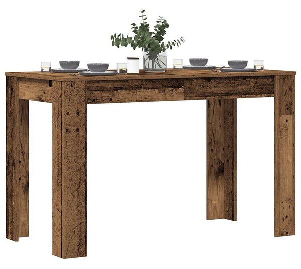 VidaXL Étkezőasztal régi fa 120x60x76 cm műszaki fa