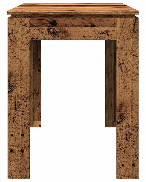 VidaXL Étkezőasztal régi fa 120x60x76 cm műszaki fa