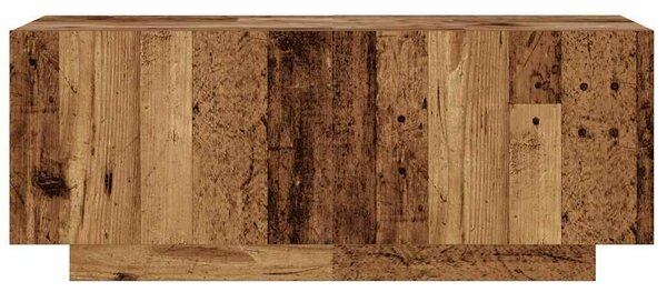 VidaXL antik fa színű szerelt fa TV-szekrény LED-ekkel 100x35x40 cm
