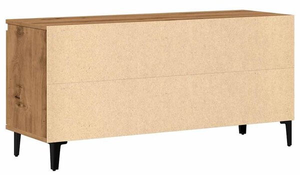 VidaXL kézműves tölgy színű szerelt fa TV-szekrény 102x35x50 cm