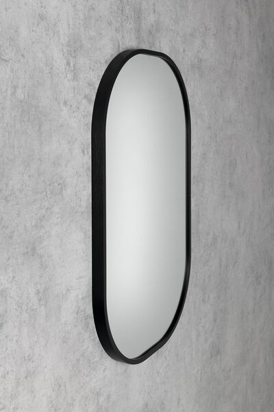Sapho Sapho, CONA SLIM keretes tükör, 40x60cm, fekete, NC245