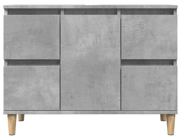 VidaXL betonszürke szerelt fa mosdószekrény 80 x 33 x 60 cm