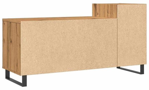 VidaXL kézműves tölgy színű szerelt fa TV-szekrény 100x35x55 cm
