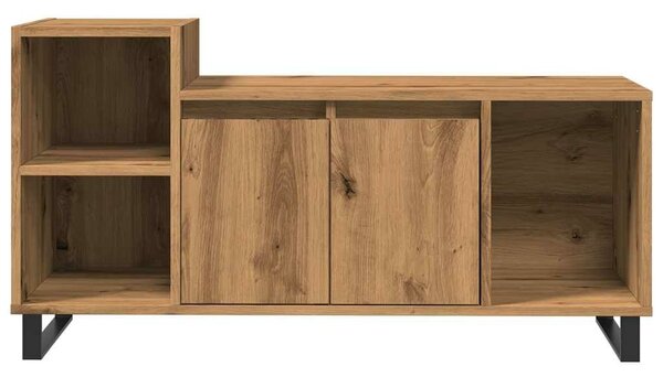 VidaXL kézműves tölgy színű szerelt fa TV-szekrény 100x35x55 cm