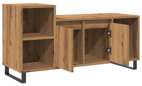 VidaXL kézműves tölgy színű szerelt fa TV-szekrény 100x35x55 cm
