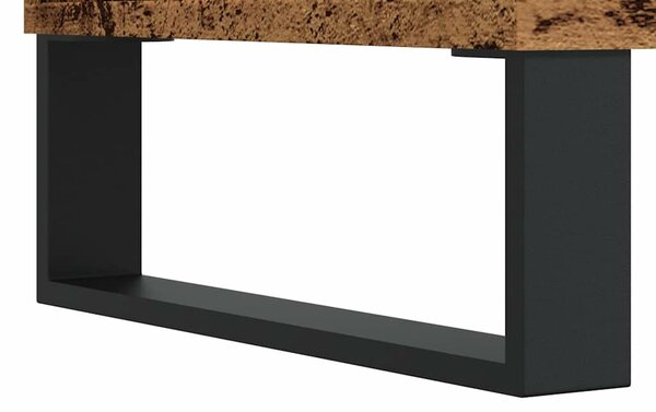 VidaXL antik fa színű szerelt fa TV-szekrény 100x35x55 cm