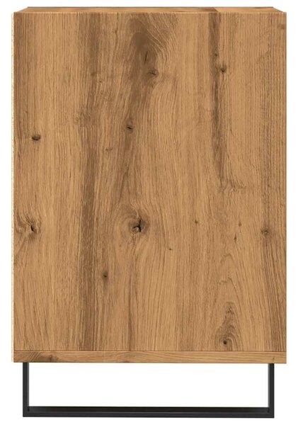 VidaXL kézműves tölgy színű szerelt fa TV-szekrény 100x35x55 cm