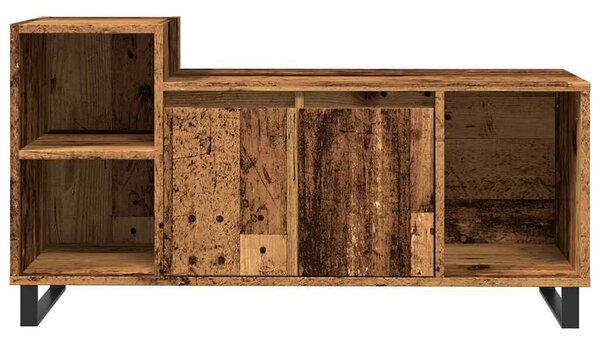 VidaXL antik fa színű szerelt fa TV-szekrény 100x35x55 cm