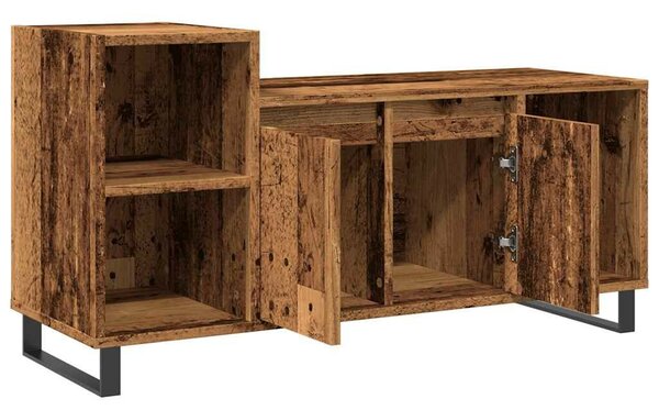 VidaXL antik fa színű szerelt fa TV-szekrény 100x35x55 cm