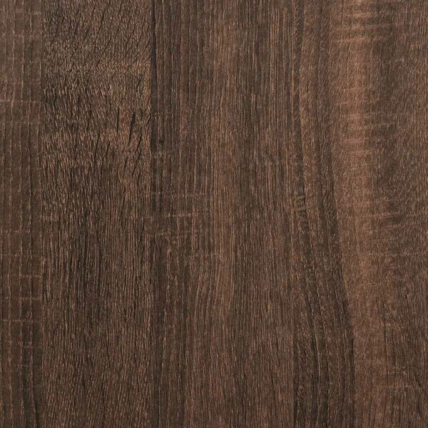 VidaXL íróasztal fiókkal polccal barna tölgy 102x62x77,5 cm gépelt fa