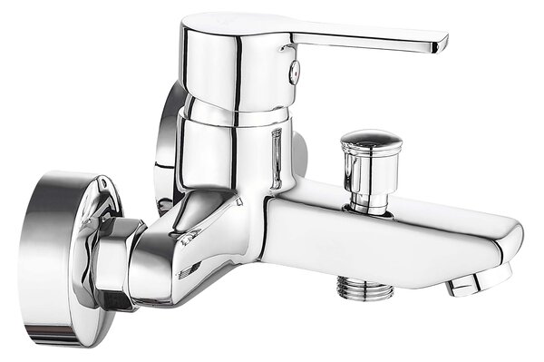 Invena Bralos, falra szerelhető kádcsaptelep, króm, INV-BW-07-001-A