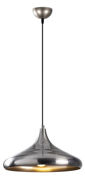 Ezüstszínű függőlámpa fém búrával ø 35 cm Nile – Opviq lights