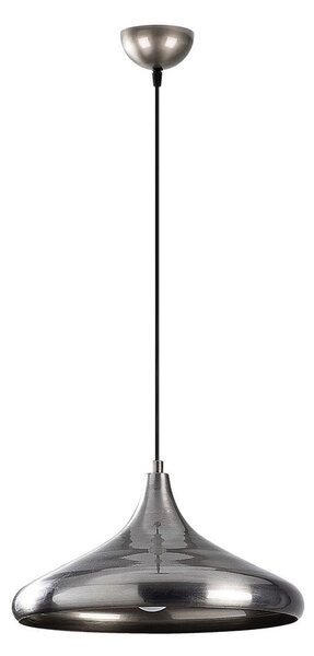 Ezüstszínű függőlámpa fém búrával ø 35 cm Nile – Opviq lights