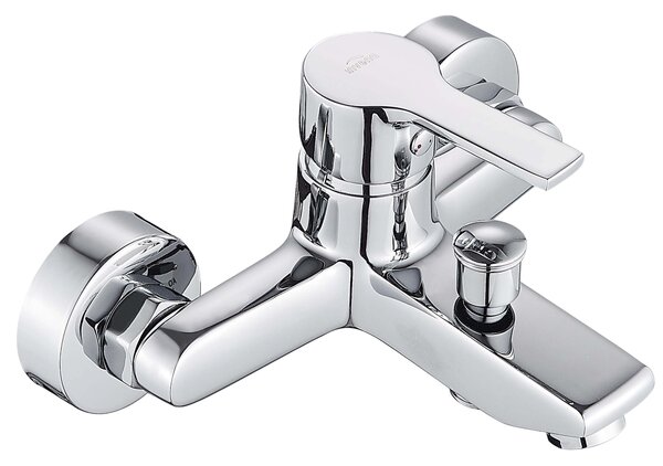 Invena Bralos, falra szerelhető kádcsaptelep, króm, INV-BW-07-001-A