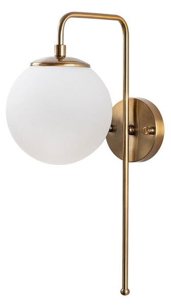 Fehér-sárgaréz színű fali lámpa Viran – Opviq lights