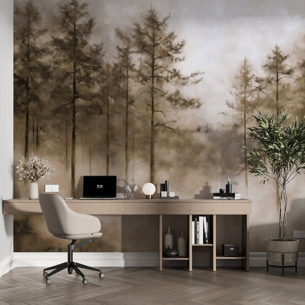 Fotótapéta Ködös erdő fákkal, Modern fotótapéta, Modern fotótapéta, w02149v1 - Muralas.hu