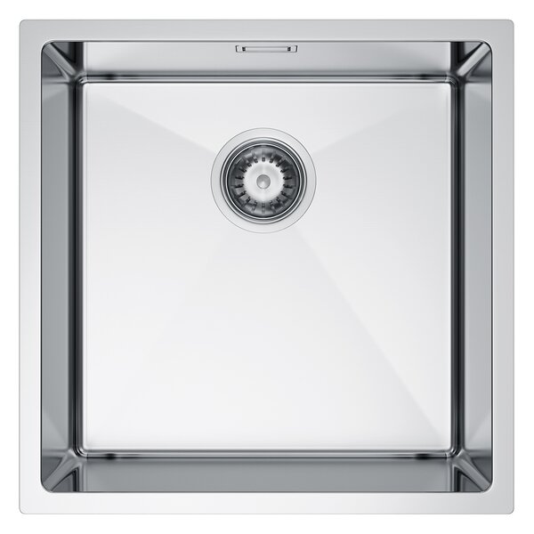 Erga HD, 1 kamrás acél mosogató 440x440x210 mm, acél, ERG-MLS-HD4444