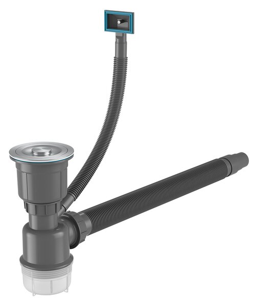 Erga HD, 1 kamrás acél mosogató 480x450x210 mm, acél, ERG-MLS-HD4845