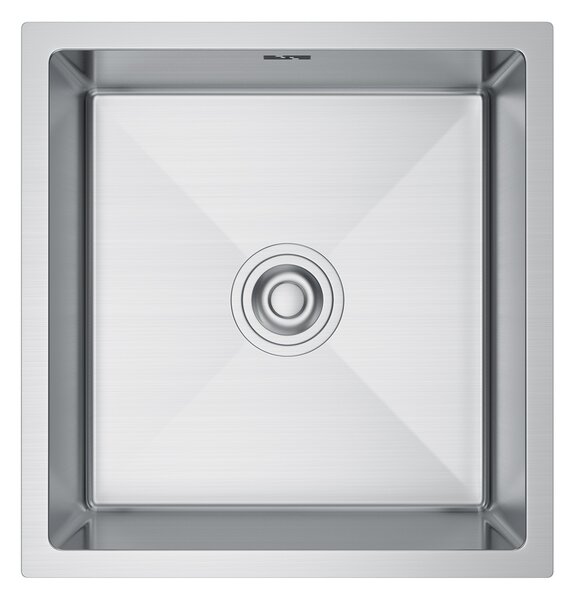 Erga HD, 1 kamrás acél mosogató 470x450x210 mm, acél, ERG-MLS-HD4745