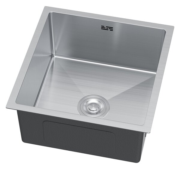 Erga HD, 1 kamrás acél mosogató 470x450x210 mm, acél, ERG-MLS-HD4745