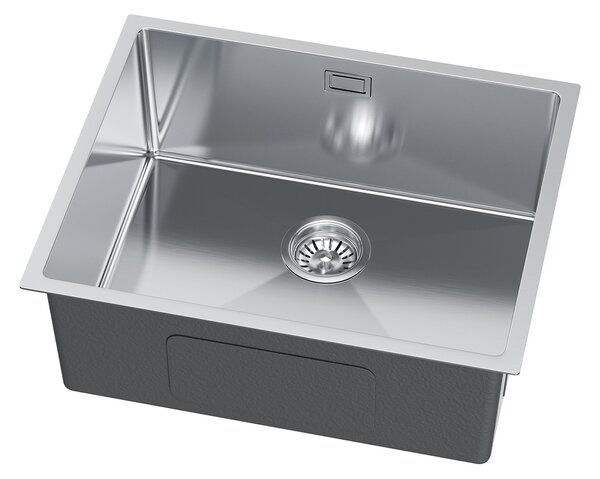 Erga HD, 1 kamrás acél mosogató 540x440x210 mm, acél, ERG-MLS-HD5444