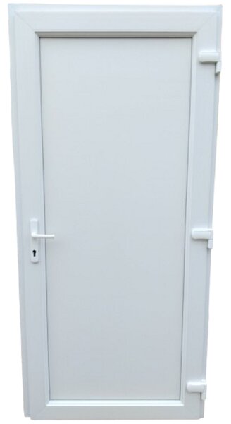 Flat - Műanyag bejárati ajtó / fehér / 98x208 /