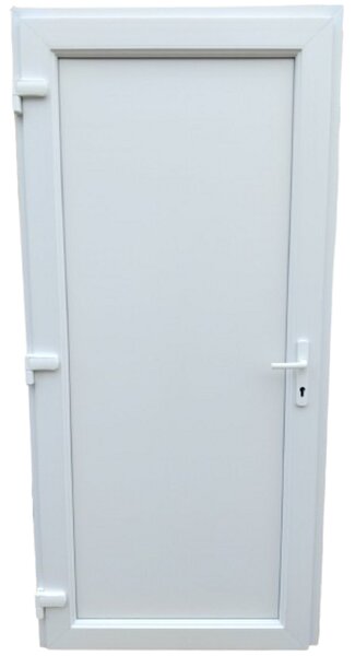 Flat - Műanyag bejárati ajtó / fehér / 98x208 /