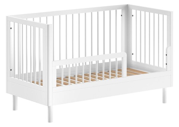 Fehér bükkfa babaágy 70x140 cm Forrest – Vipack