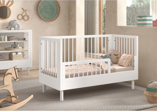 Fehér bükkfa babaágy 70x140 cm Forrest – Vipack