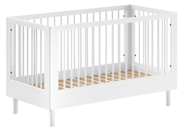 Fehér bükkfa babaágy 70x140 cm Forrest – Vipack