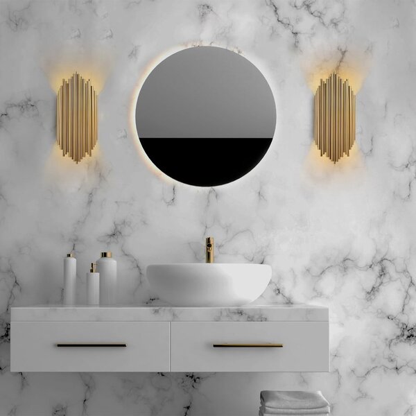Aranyszínű fali lámpa Kara – Opviq lights