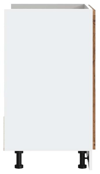 VidaXL mosdóaljzatos szekrény "Porto" Régi fa 80x46x81,5 cm Gépelt fa