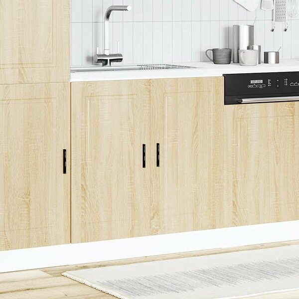 VidaXL mosdóaljzatos szekrény "Porto" sonoma tölgy Gépelt fa