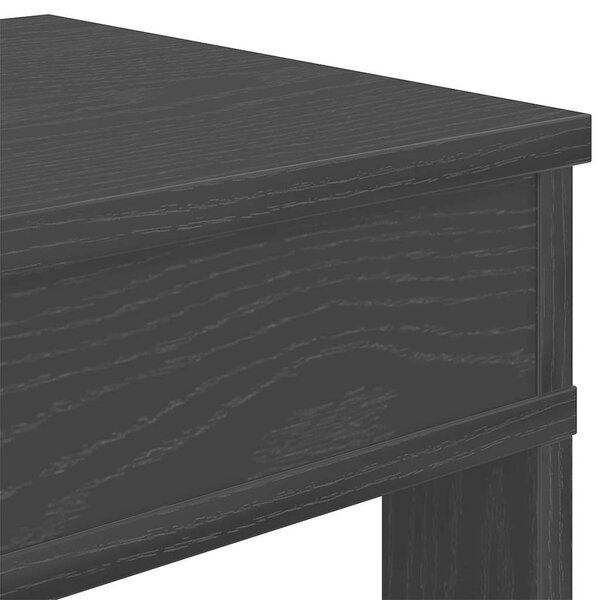 VidaXL fekete szerelt fa cipőtartó 80x30x98 cm