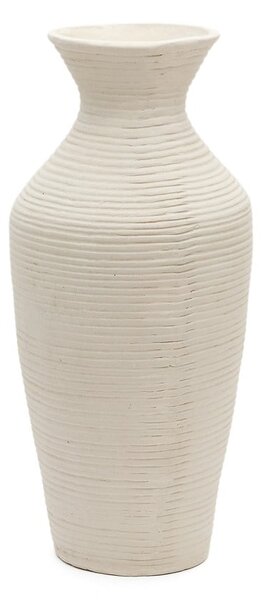 Krémszínű kézzel készített magas váza (magasság 72 cm) Pria – Kave Home
