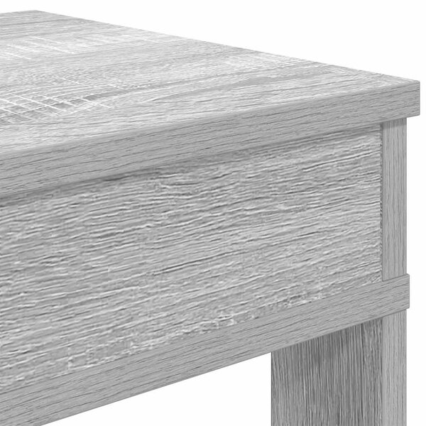 VidaXL szürke sonoma színű szerelt fa cipőtartó 80x30x98 cm