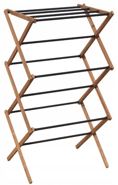 Erga Aurora, ruhaszárító állvány 73x37x97 cm álló, barna-fekete, ERG-SEP-10SUSDRAURDSM