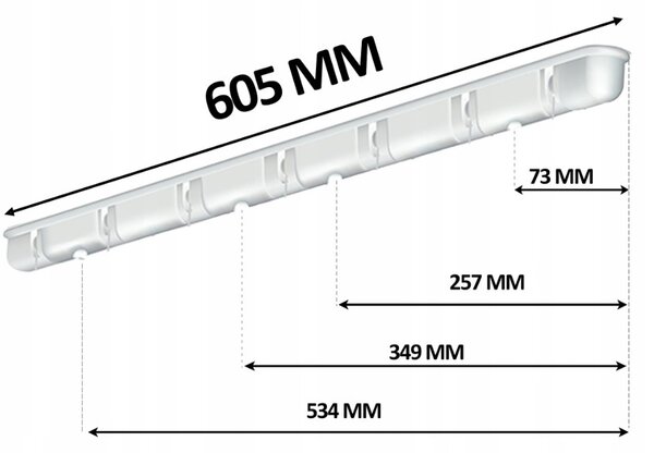 Erga Erga, mennyezeti akasztó ruhaszárításhoz 7x100 cm, fehér, ERG-SEP-10SUSSUF1007P