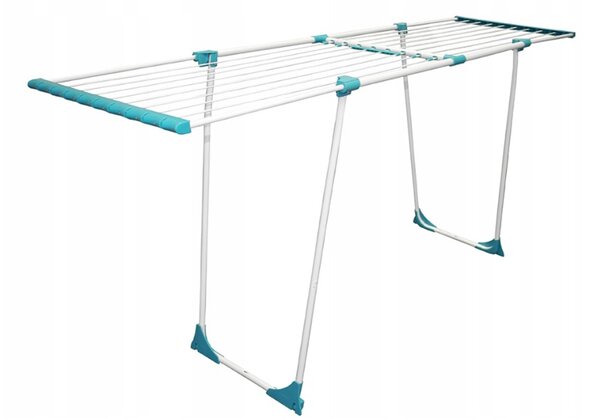 Erga Model 306U, stabil teleszkópos ruhaszárító 202x55x92 cm, fehér-zöld, ERG-SEP-10SUSSTOPROFE