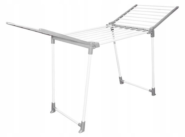 Erga Model 205, stabil összecsukható ruhaszárító 170x61x97 cm, fehér-szürke, ERG-SEP-10SUSSTOVIS17