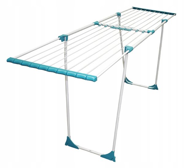Erga Model 306U, stabil teleszkópos ruhaszárító 202x55x92 cm, fehér-zöld, ERG-SEP-10SUSSTOPROFE