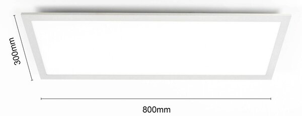 Lindby LED panel Livel, CCT, 80 cm x 30 cm, távvezérléssel, dimmelhető, Alu / szürke / cink, Konyha, Alumínium, Modern